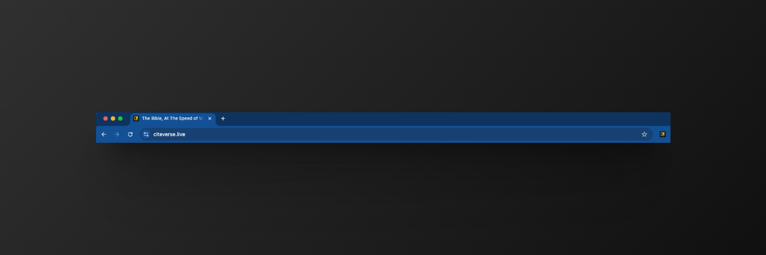 CiteVerse extension in the browser toolbar
